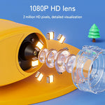 Lente HD 1080P del microscopio con luces LED alrededor